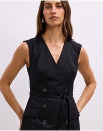 The Fated - Mabel Vest Midi Dress