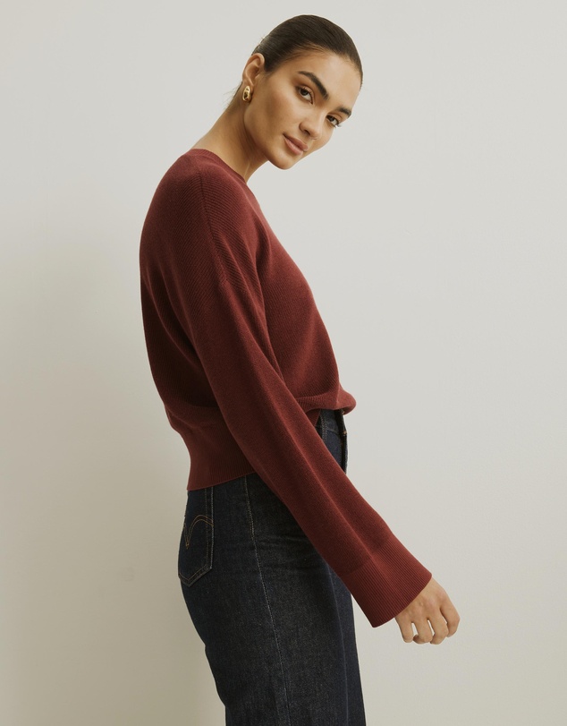 Atmos&Here - Organic Cotton Relaxed Crew Knit