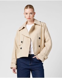 MVN - Cropped Trench Coat
