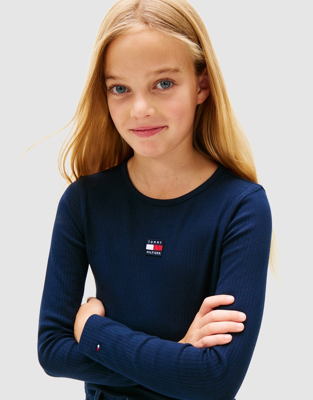 Tommy Hilfiger - Heritage Extra Slim LS T-Shirt - Kids