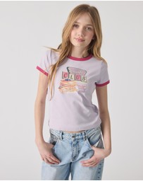 Decjuba Kids - Cropped Ringer Tee - Teens