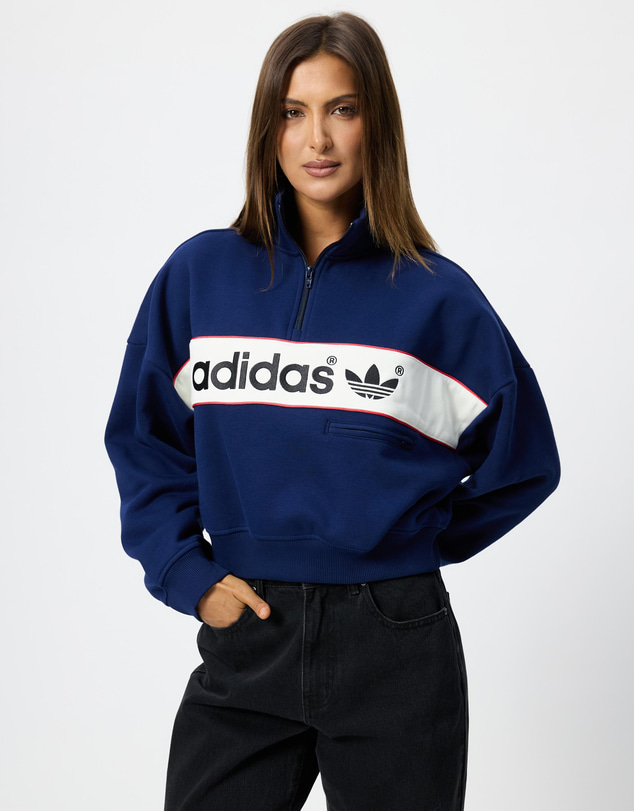 adidas Originals - adiSignature NY Quarter Zip Sweatshirt