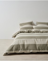 Linen House - Vintage Wide Stripe Quilt Cover Set