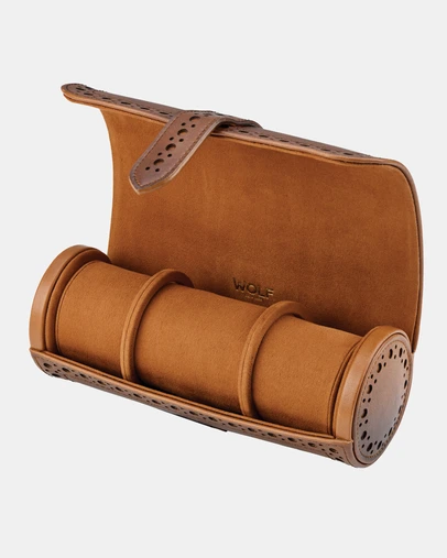 Wolf - WOLF Brogue Triple Watch Roll