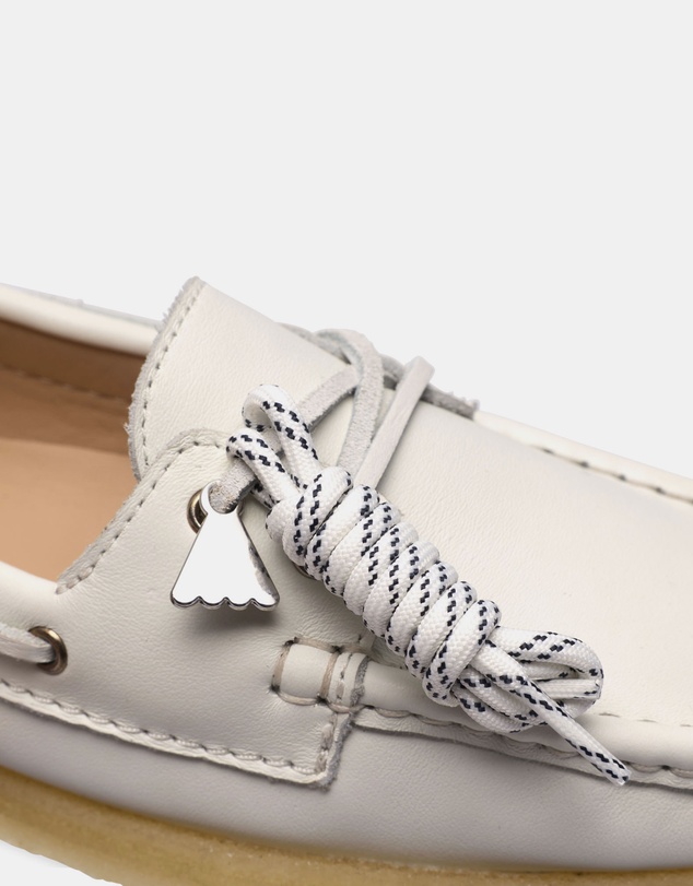 Clarks - Godney Boat (W) White
