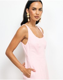 AERE - Fern Linen Maxi Dress