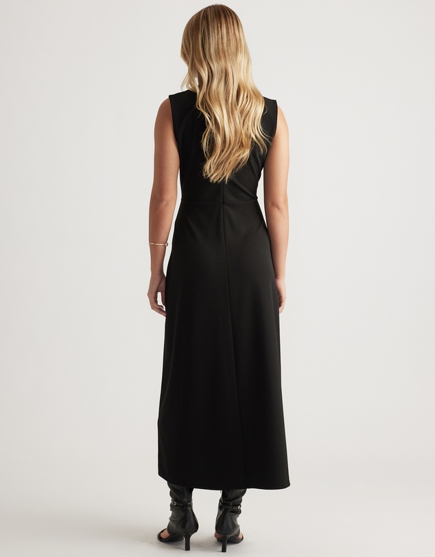 Decjuba - Rachel Ruched Front Midi Dress