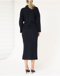 Angel Maternity - Taylor Maternity Winter Suit Jacket in Navy