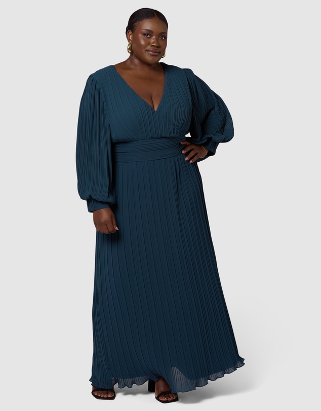 Pink Dusk by Curve Project - Secret Rendezvous Maxi Dress