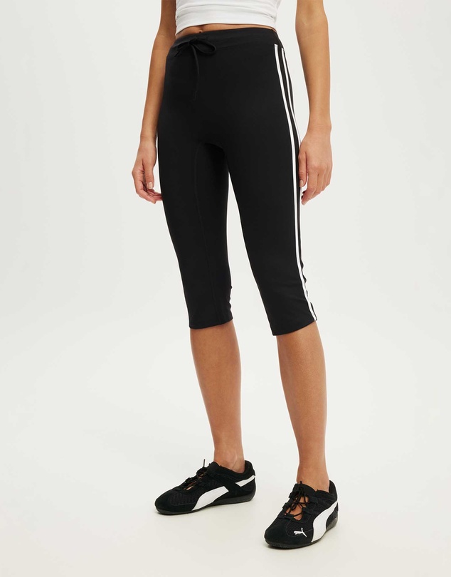 Cotton On Body Active - Ultra Soft Tie Front Capri Tight