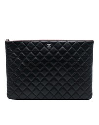 Pre-Loved by Azura Reborn - Pre-Loved Large Quilted Lambskin O Case Clutch