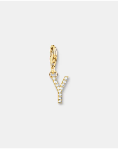 THOMAS SABO - Charm Pendant Letter Y Gold Plated