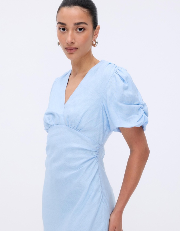 Minima Esenciales - Amaya Puff Sleeve Maxi Dress