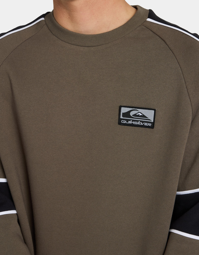 Quiksilver - Mens Lines Panel Crew Neck