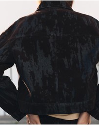 M.N.G - Devoré Denim Jacket