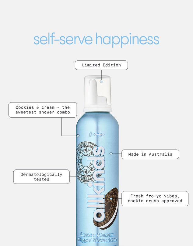 Allkinds - Cookies & Cream Whipped Shower Foam