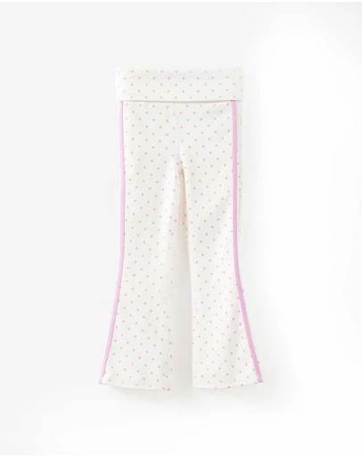 Cotton On Kids - Soft Stretch Active Fold Over Flare Legging