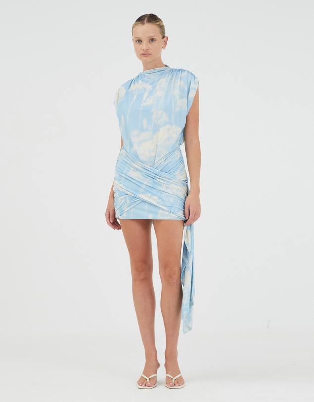 Third Form - Aura Draped Mini Dress
