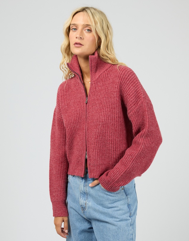 All About Eve - Bridie Knit Zip Through