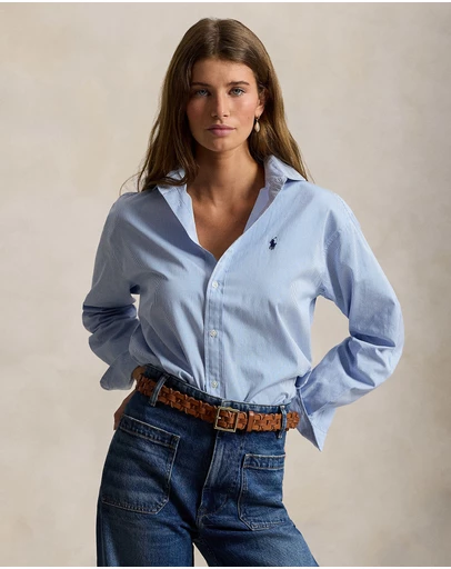 Polo Ralph Lauren - Relaxed Fit Striped Cotton Shirt - The ICONIC Exclusive