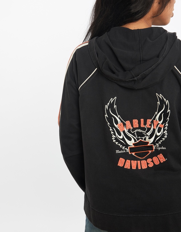 Vintage by The Real Deal - Pre Loved - Vintage Harley Davidson Hooded Sweatshirt