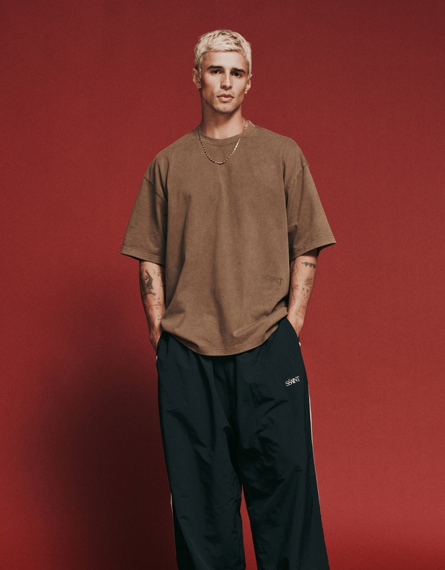 SSAINT - The Legacy Tee - Vintage Brown/Tonal Logo