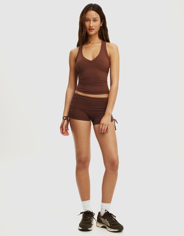 Cotton On Body Active - Ultra Soft Plunge Front Racer Tank