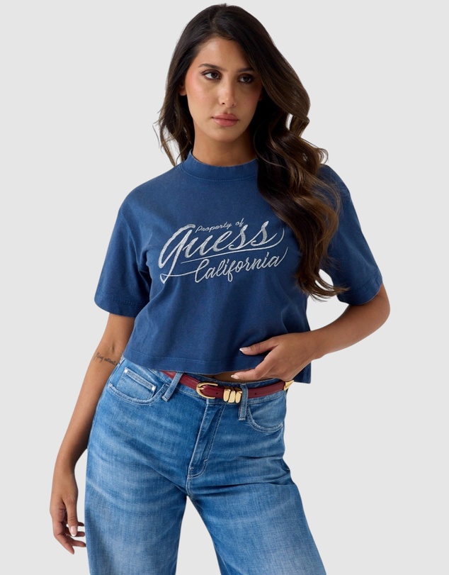 GUESS - Short Sleeve Effect Logo Tee