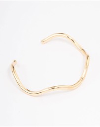 Lovisa - Gold Plated Wavy Wrist Cuff