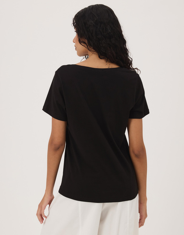 Atmos&Here - Organic Cotton Scoop Neck Tee