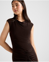 Forever New - Carrie Draped Bodycon Midi Dress