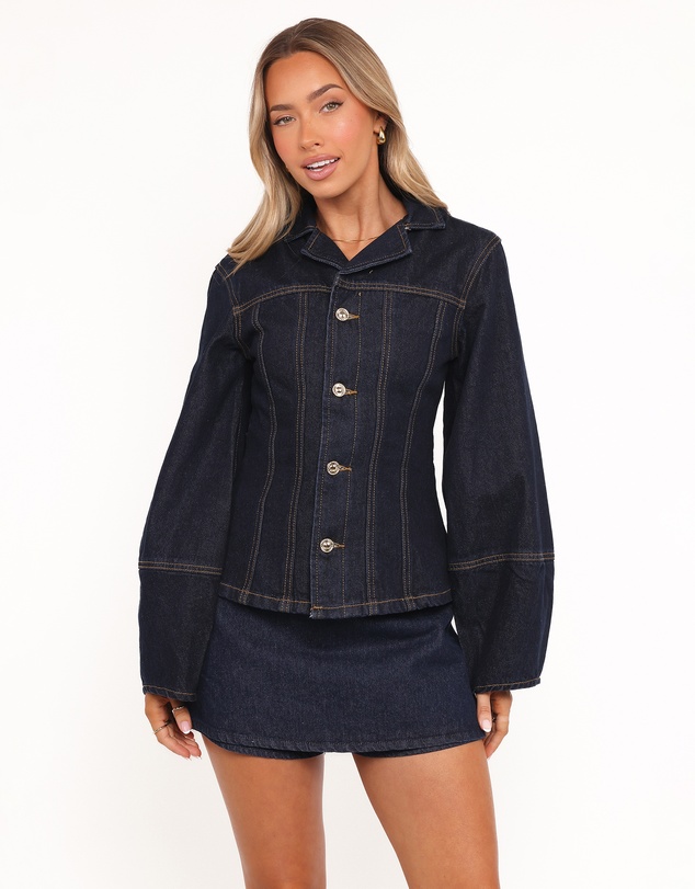 Petal & Pup - Luchia Denim Jacket - Dark Indigo
