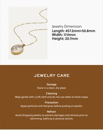 Fossil - Sutton Gold tone Necklace