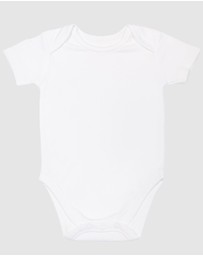B Free Intimate Apparel - 100% Organic Cotton Short Sleeve Baby Bodysuit - Baby & Toddler