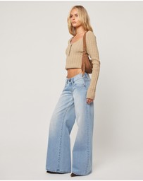 Abrand - 00 Wide Kaia Worn Jeans