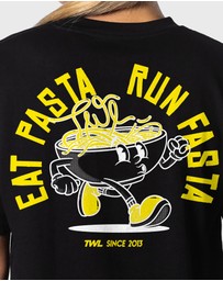 TWL - Lifestyle Oversized T-Shirt Eat Pasta Run Fasta