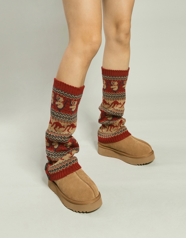 Ozwear Connection Uggs - Ugg Cardy Stretchy Knit Leg Warmers Slouch Socks
