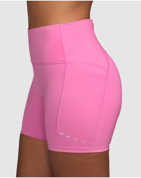 Nike - Swift Dri-FIT 4in High-Waisted Tight Running Shorts with Pockets