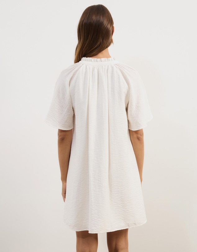 Atmos&Here - Amina A-Line Mini Dress With Butterfly Sleeves