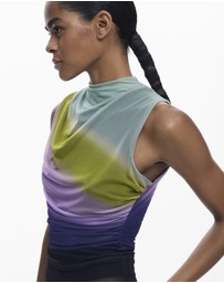 Desigual - Gradient tulle T-shirt
