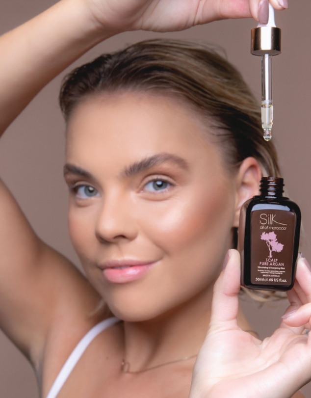 Silk Oil of Morocco - Scalp Pure Argan Stimulating & Energizing Elixr Duo - Value Pack