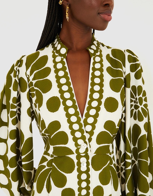 Farm Rio - Palermo Green Maxi Dress