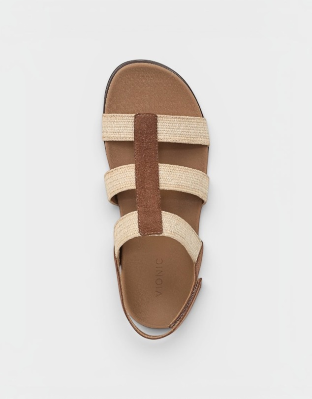 Vionic - Sabrina Flatform Sandal - Hazelnut Suede