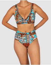 Baku Swimwear - Tulum High Waist Bikini Bottom