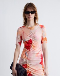 & Other Stories - Ruched SS Midi Dress