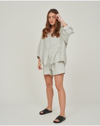 Carlotta + Gee - 100% Linen Shorts