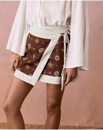 BOTEH - Alhambra Mini Wrap Skirt