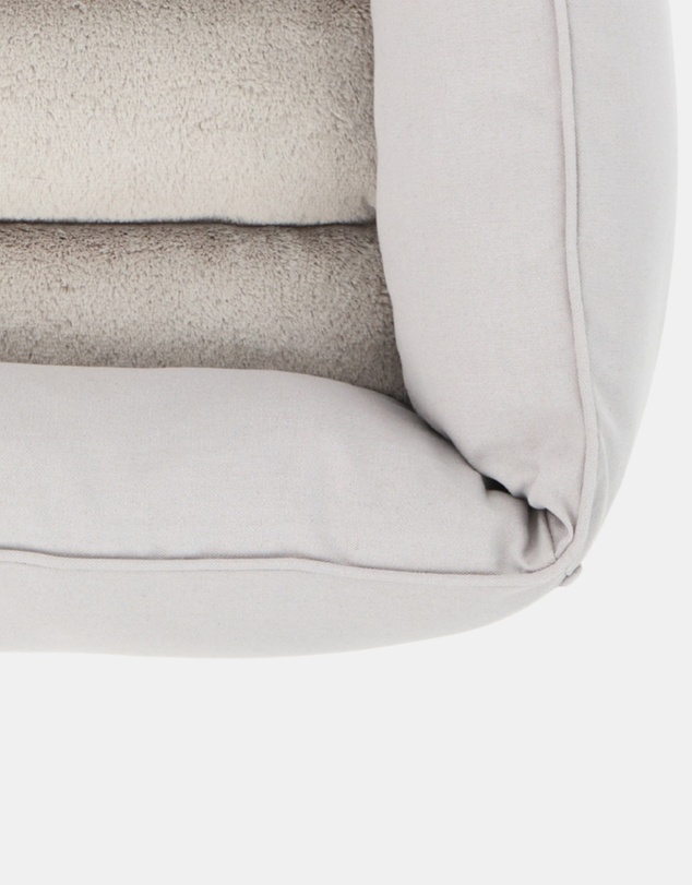 Mog & Bone - Bolster Dog Bed - Grey