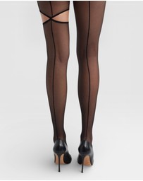 High Heel Jungle - Enigma Premium Cut Out Tights