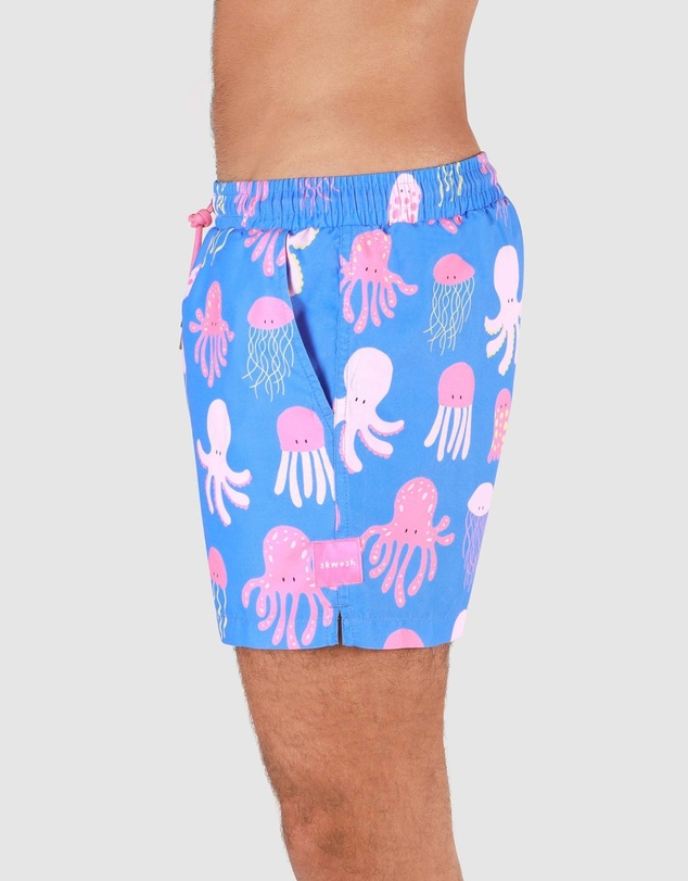 Skwosh - So Jelly Mens Swim Shorts in Royal Blue